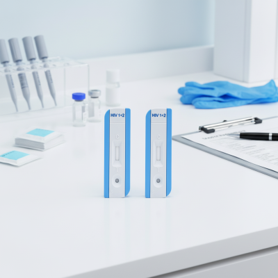 One  Step Rapid Test Device HIV 1+2 Veterinary Test Kits  for HIV Aids Medical Kits