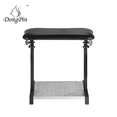 Professional Heavy-Duty Adjustable Height Iron Tattoo Armrest Stand Modern Tilt Leg Rest Equipment for Tattoo Studio