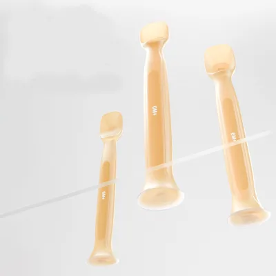 2-in-1 BPA-Free PPSU Food Grade Silica Gel Heart Shape Soft Feeding Handle Baby Spoon Set Teeth Free Baby Tableware Newborns