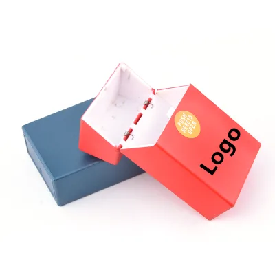 Hot Sale Automatic Flip Cover Moisture Proof Extruded Portable Non-transparent Smoking Plastic Cigarette case