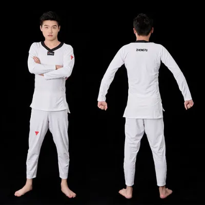 Taekwondo Uniform Cheap Rate Wholesale Custom Logo Approved Taekwondo Uniform for Children Adults Kids