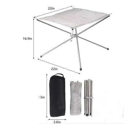 Foldable Fire Pit Collapsible Fire Pit Stand Portable Outdoor Fire Pit 4 Legs