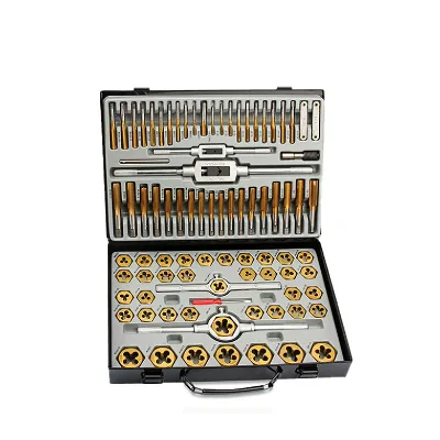 AMJ MT-TR04 Metric Gunsmithing 86-Piece Cutting Tap & Die Steel Mini Thread Hand Tools Set with HSS Coarse and Fine Teeth