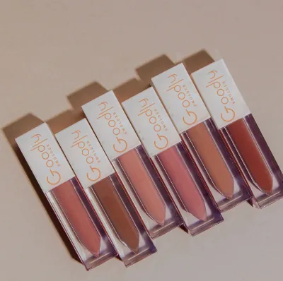 Goodly Cosmetics Soft Nourishing Colors Slick No Stick Empty Tube Lip Balm Shines Super Smooth Long-lasting Hydration Lipgloss