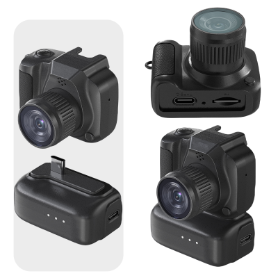 New Microvideo Recorder 1.3 Inch HD Personal Body Stabilization Smallest Video Camcorders for Conference Concerts With Lanyard