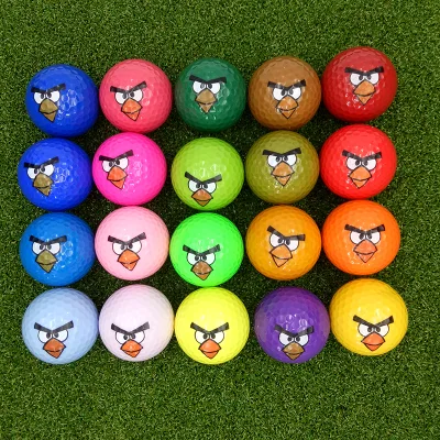 In Stock Color Pattern Golf Balls Can Be Played Cartoon Golf Balls