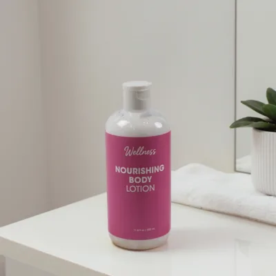 Vegan Cruelty-Free Body Lotion OEM Custom Private Label 350ml Natural Nourishing Lotion in Bottle