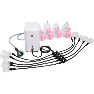 FAIR 2in1 Spider 32 Cups Buttocks Enhancement Vacuum Butt Lifting Breast Enlargement Body Cupping Massager Machine for