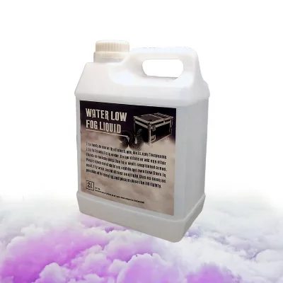 DELIFX 2L Waterbase Odorless Liquid for Low Fog Machine Low Lying Fog Juice for Stage Equipment Waving Cloud Effect
