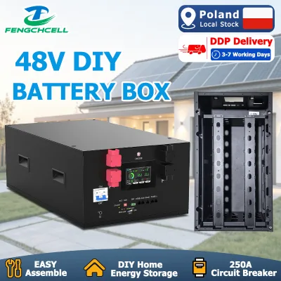 Poland Warehouse Home Solar Storage Battery Box 16s 48v 280ah 314Ah Metal Battery Case Diy Box Kits for Prismatic Lifepo4 Cells