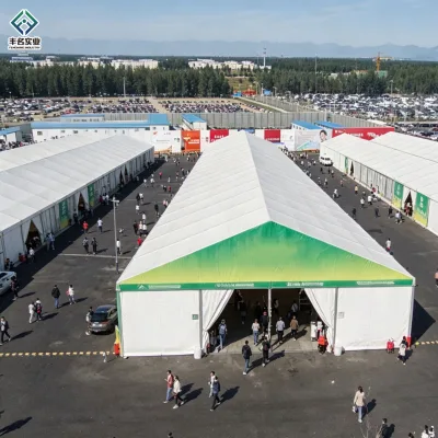 Factory Bespoke Aluminum 6061-T6 20x20 20x40 Big White Wedding Event Party Exhibition Marquee for PVC Tent