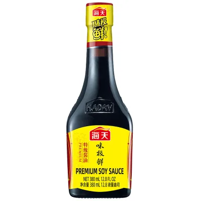 380ml Traditionally Brewed Chinese Soy Sauce OEM Customizable Multiple Specifications Halal Approved Bottle Packaging