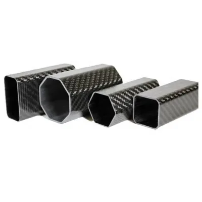 CNC Cut Glossy Matte Finish 3K Twill Plain Carbon Fiber Tube Round square Oval Rectangle Carbon Fiber Tube