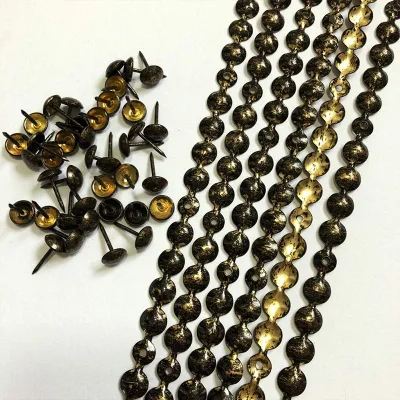 Antique Plated Decorative Nail Strips Upholstery Sofa Tacks Bed Nailhead Trims VT-14.139