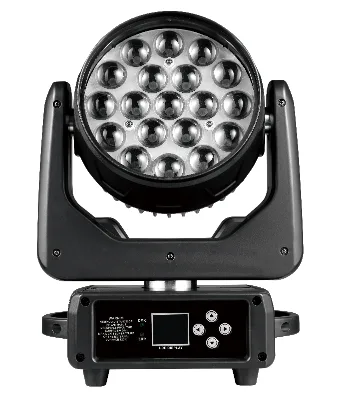 IP33 Protection Rating 19x15W Moving Head LED Stage Light Supports DMX512 Control for DJ Clubs