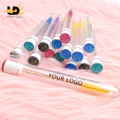 Eyelash Brush Wholesale Eyelash Makeup Brushes Independent Tube Eyelashes Brushes