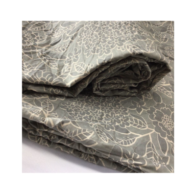 Cheaper factory price washing cotton new model pleated fabric 100% polyester printing woven home textile