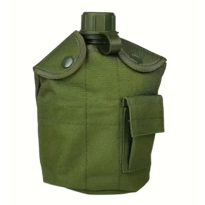Polymer Motion Water Bottle Water Bag Drinking Cup with Lunch Box 3pc Camouflage Bag 1 Liter
