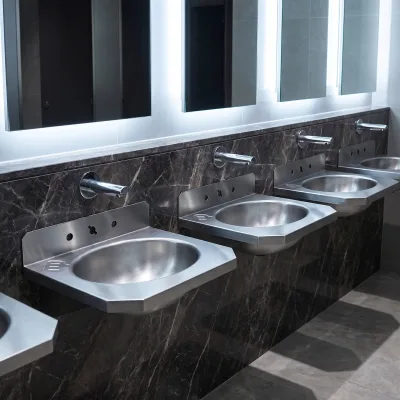 Hot-selling Modern 304 Stainless Steel Hand Wash Basin for Hotel Use No Hidden Weld Seepage to Prevent Water Leakage