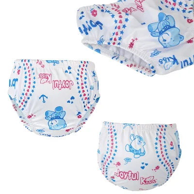 High Quality Cloth Diaper Newborn Size Soft Two Inserts Washable Printed for Boys Girls