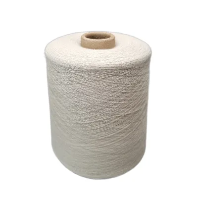 Best Quality Combed Cotton Covered Spandex Yarn 32S + 40D Oyster Grey Spandex Yarn for Knitting