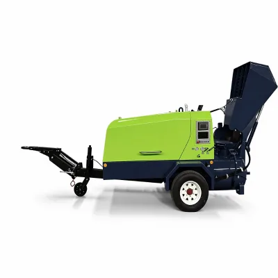 New Design Semi-dry Mortar Pump Replaces Traditional Manual Wheelbarrows or Tower Crane Delivery for Sale