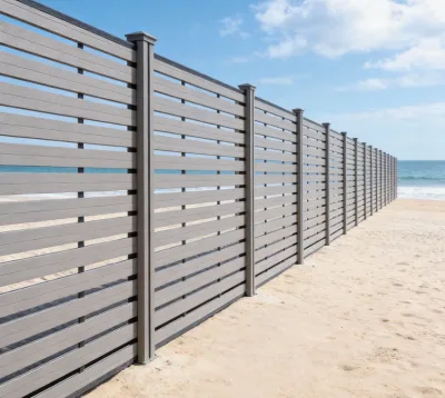 Low Maintenance Wood Plastic Composite Fence Boards Simple Wipe Clean Surface Ideal for Busy Homes Garden FENCING