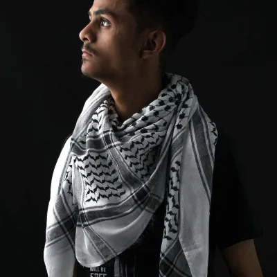 KANGO Lightweight Square Outdoor Shawl Tactical Camouflage Shemagh Made of Cotton and Polyester