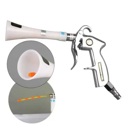 High-Pressure Tornado Car Wash Air Blow Gun Auto Detailing Dusting Tool for Upholstery Cleaning Compressor Car Cleaning Tool