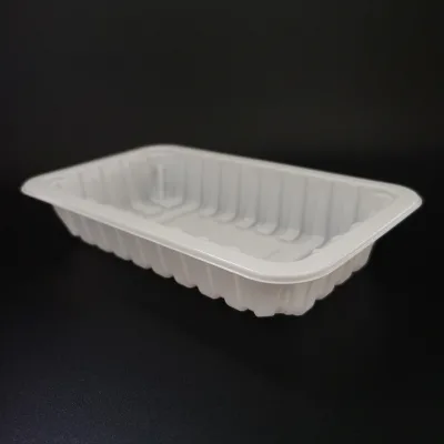Customized PP Plastic Pizza Food Containers with Embossing Takeout Boxes and Trays