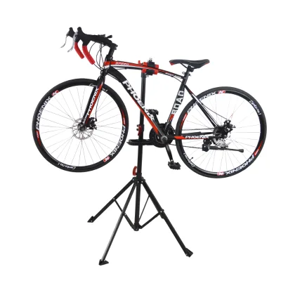 Adjustable Height Bike Repair Stand Accessory Bicyclr Rack for Convenient Bicycle Maintenance