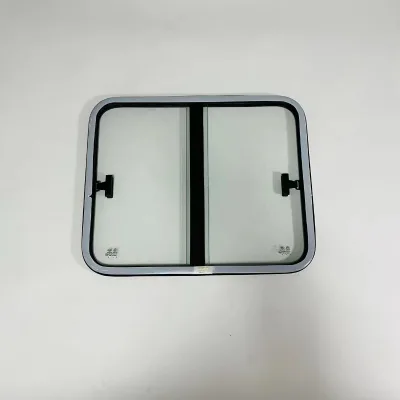 Aluminum Construction Machine Digger Crawler Sliding Window Frame Tempered Glass for Excavator Cab Wheel Loader Steer Loader