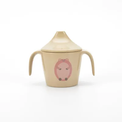BPA Free Kids Dining Set Baby Water Cup and Tableware Dinnerware Leak-Proof Feeding Cup