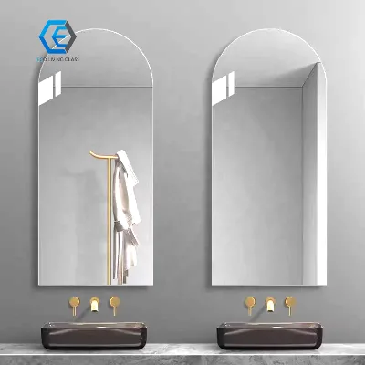 High Quality Double Coated Aluminum Mirror Silver Mirror Sheets Full-length Frameless Mirror Tiles for Bedroom Decoration