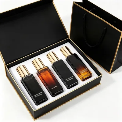 Long Lasting Eau De Parfum for Men 4 Bottles Premium Fragrance Set High Concentration Scent Lasts 8+ Hours Luxury Collection