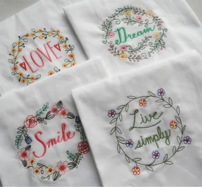 Small Quantity Welcome White Table Napkin Cloth 100% Cotton Tea Towel