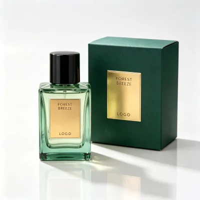 Women Perfume Fresh Floral Scent EDP Long Lasting Fragrance Green Glass Bottle With Gift Packaging OEM