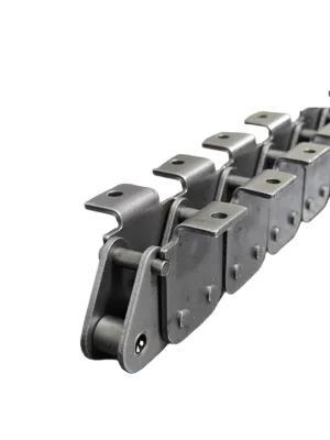 Carbon Steel Drag Plate Chain Pallet Chain Flat Conveyor Chain 12A-TB24/16A-TB45/16B-TB32 Double-Sided Drag Plate Made Mainland