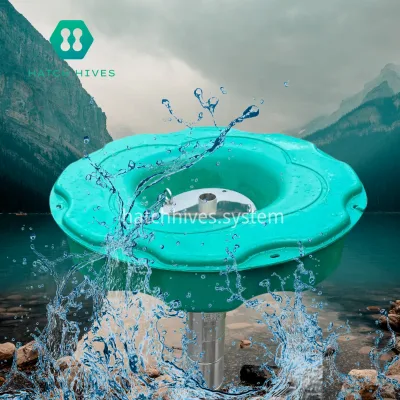 High Efficiency Multi-Function Decorative Fountain Aerator LED Light Optional & 304SS Body for Large Lakes/Shrimp Pond Pools
