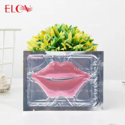 Factory Wholesale Beauty Cosmetic Personal Lips Care Soft and Plump Collagen Lip Mask Sheet for Dry Lips