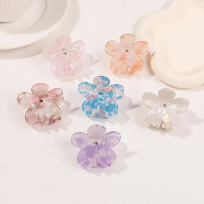 Candy-colored Flower Hairpin for Fresh Teenage Hairstyle Shark Accessory Hair Claws