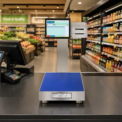 Cloud-based Industrial IoT Fully Waterproof Smart Printing & Labelling Scales POS System Financial Equipment