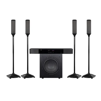For Best Surround Sound Aluminium Alloy Mini System Home Theater Connect Subwoofer Tower Speaker 5.1.4CH