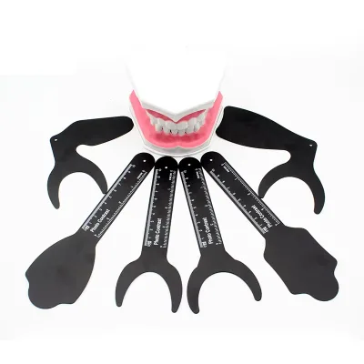 6 Pcs Dental Photography Equipment Tool Orthodontics Photo Contrast Dental X-ray Photo Contrast Photo Background Board