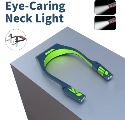 Hands-Free Neck Reading Light |2 Modes Rechargeable LED Lamp for Night Reading & Repair
