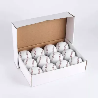 Official Professional Standard Bolas De Softball Baseball 12 Ball Pack Practice Training Pitching Throwing Baseballs for Kids/