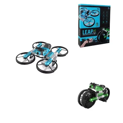 2 in 1 Beginner Electric Foldable RC Remote Control Drone Quadcopter Folding Motorcycle Deformation Kids Rc Toy Hand Watch Drone