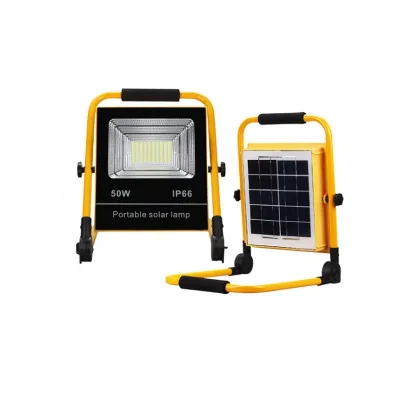 Solar Led USB Rechargeable Flood Work Emergency Light 50w 100w Hiking Fishing Camping Adventure Repairing Light