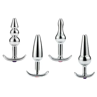 Metal Anal Plugs Anal Dildos Gay Masturbators Sex Toys