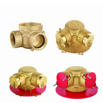 SLION FM for ULC Certified Brass Siamese Connection Firefighting Equipment with Swing Clapper for Fire Protection and Airport